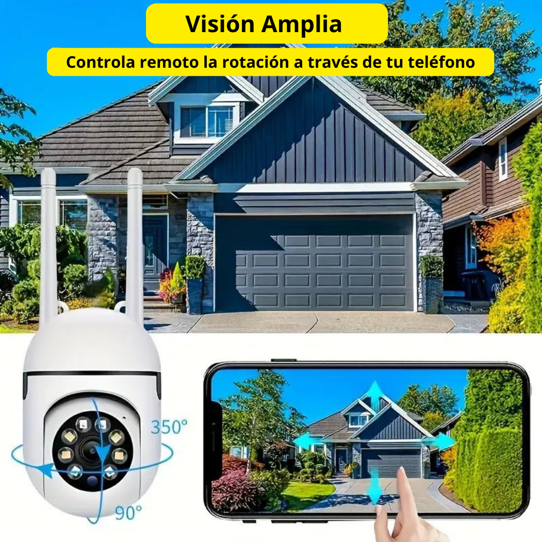 Cámara de Seguridad Motorizada Wi‑Fi Exterior QP A9