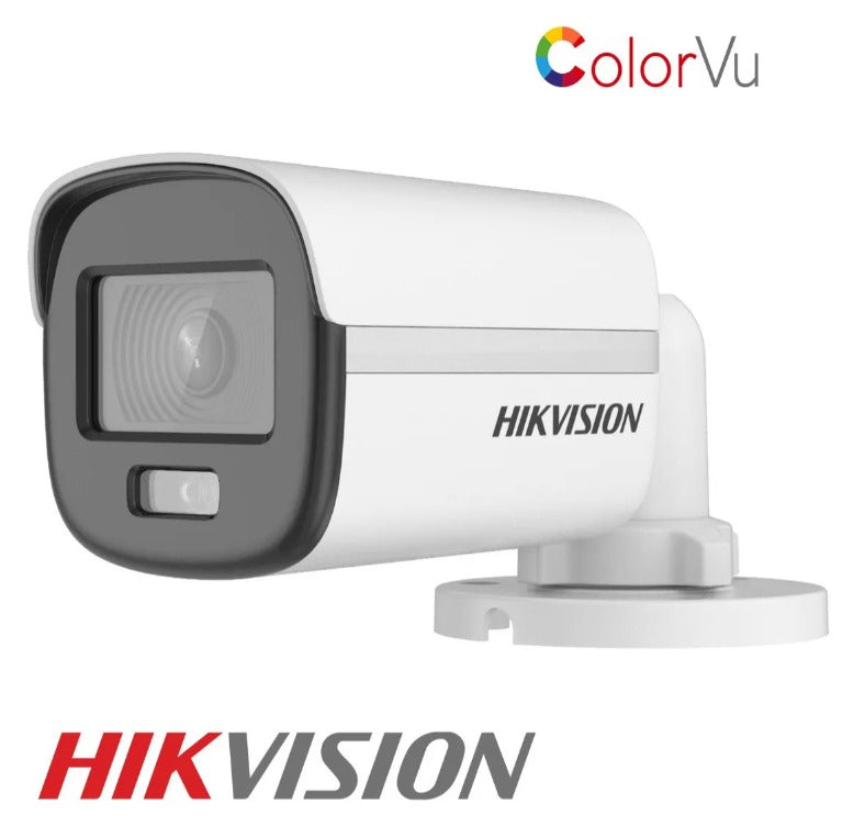 Kit de Seguridad Hikvision ColorVu 8 Cámaras + DVR – Visión a color 24 hs incluso de noche