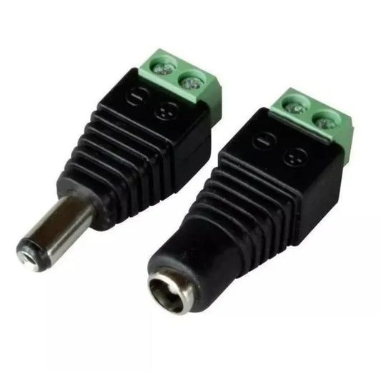 Par de Conectores DC Macho y Hembra
