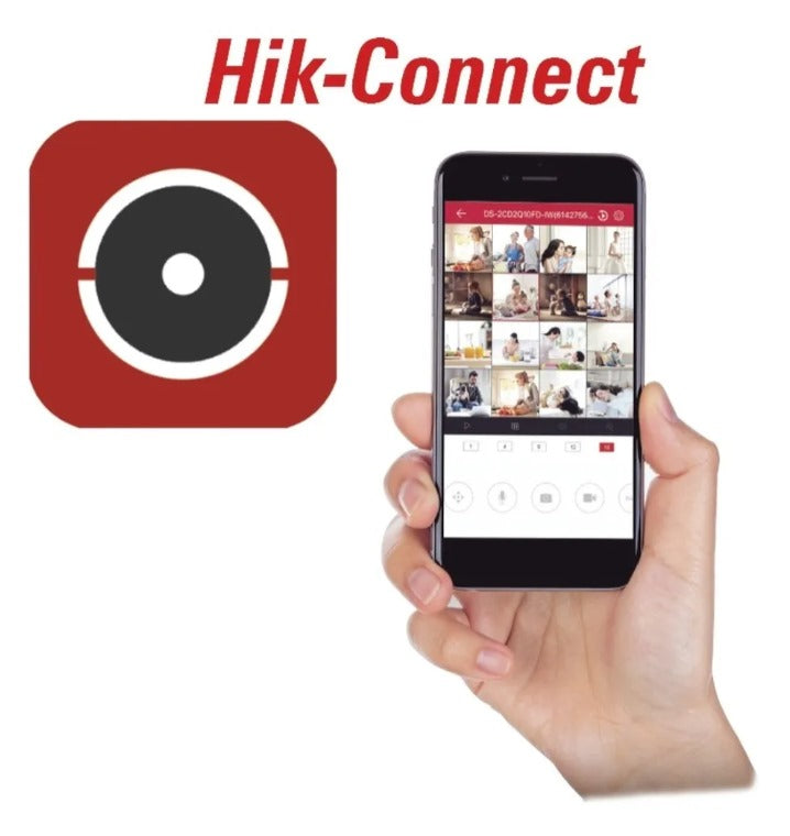 Sistema de Seguridad Hikvision 4 Cámaras HD 1080p 2.0MP