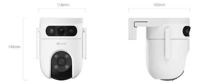 EZVIZ H9c 2K – Cámara Wi-Fi de Vigilancia con Doble Lente y Seguimiento Inteligente