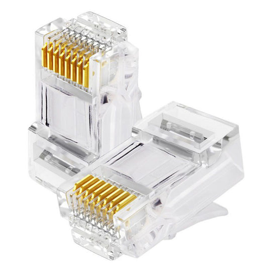 Bolsa 100 Unidades De Conectores RJ45 Macho